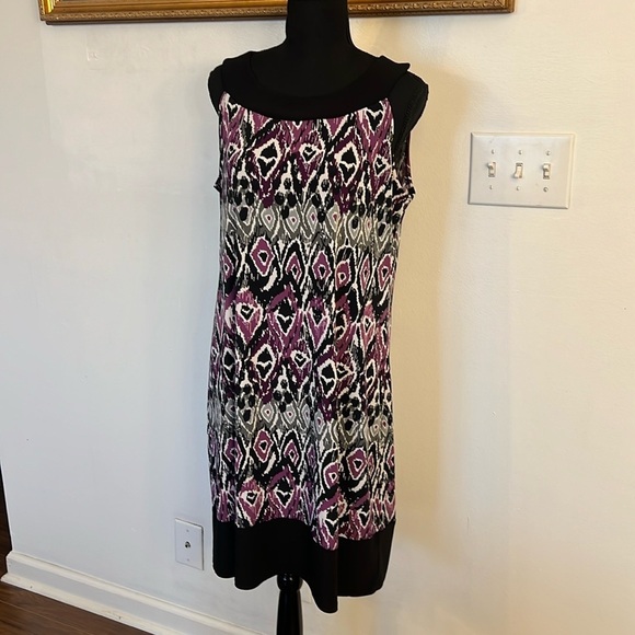 Tiana B. Dresses & Skirts - Tiana B. Print Spandex Blend Lightweight Dress, Sz. L.